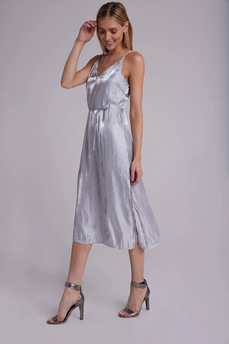 metallic cami dress Liquid Metal Cami Dress