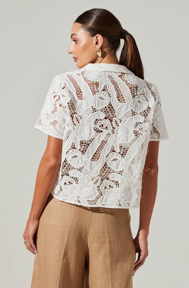 【LOW CLASSIC】 POINTELL LACE T-SHIRT / 追跡付 PRODUCT-SEPT192024-OCTDROP1-