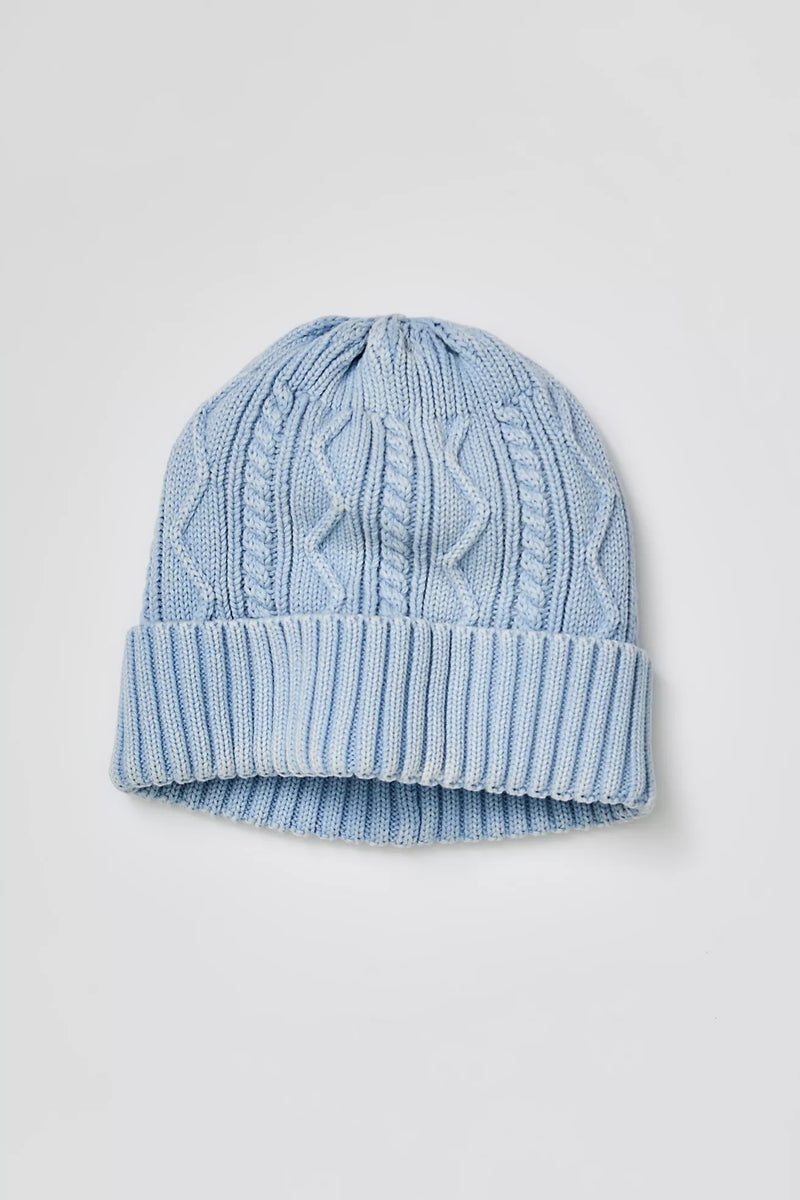 帽子 WASHED CABLE BEANIE Stormi Washed Cable Beanie – La Tre Clothing