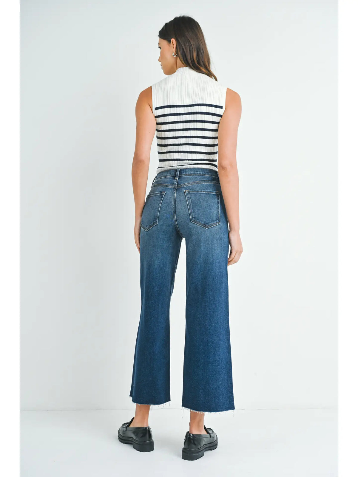 Scissor Cut Wide Leg