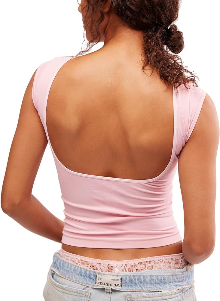 Low Back Seamless Tee