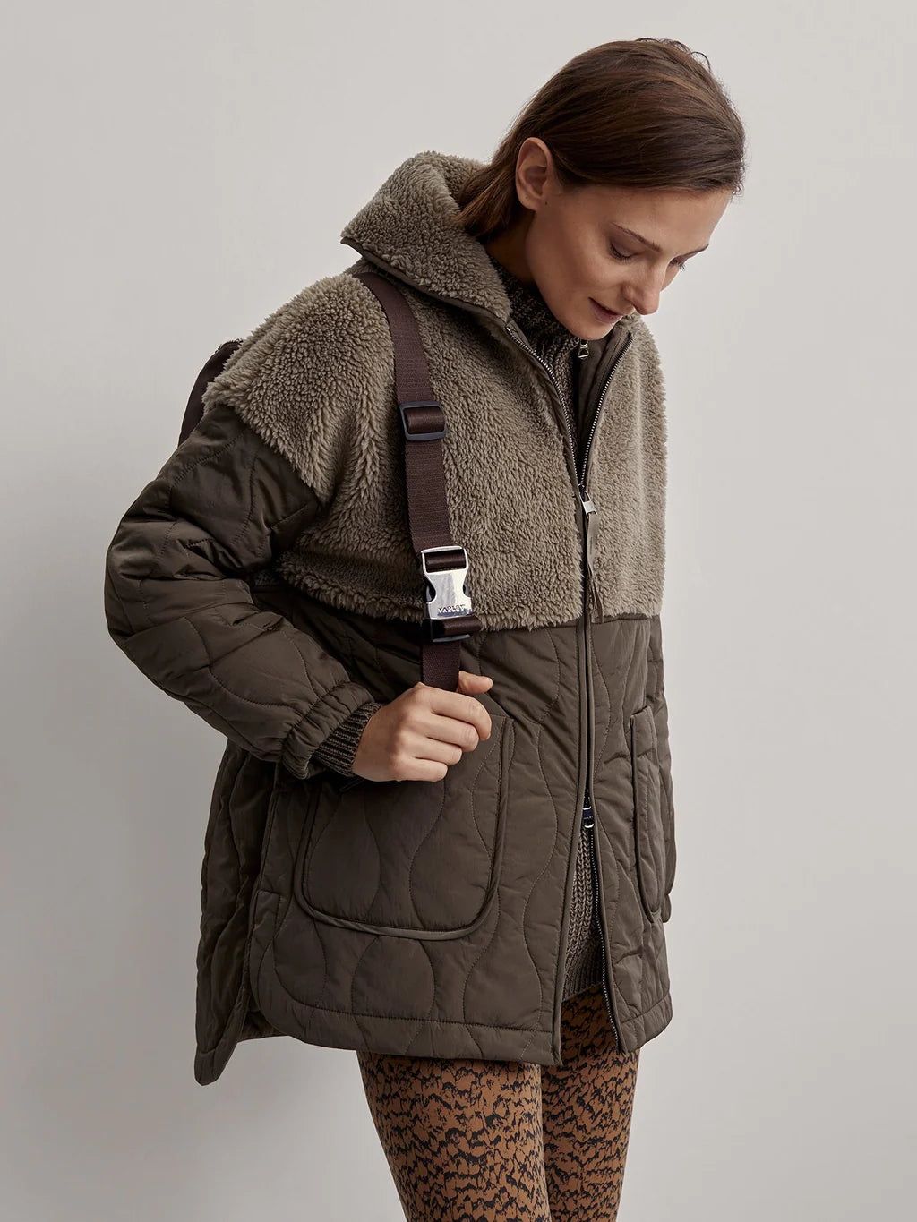 Derry Quilt Sherpa Jacket