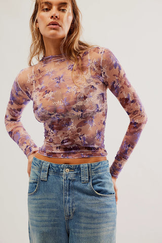Printed Lady Lux Layering