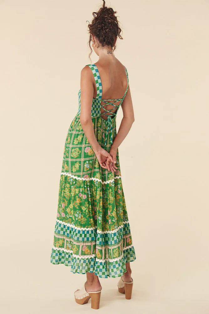 Flora Strappy Maxi Dress