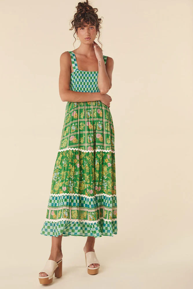 Flora Strappy Maxi Dress La Tre Clothing Flora Strappy Maxi Dress La Tre Clothing