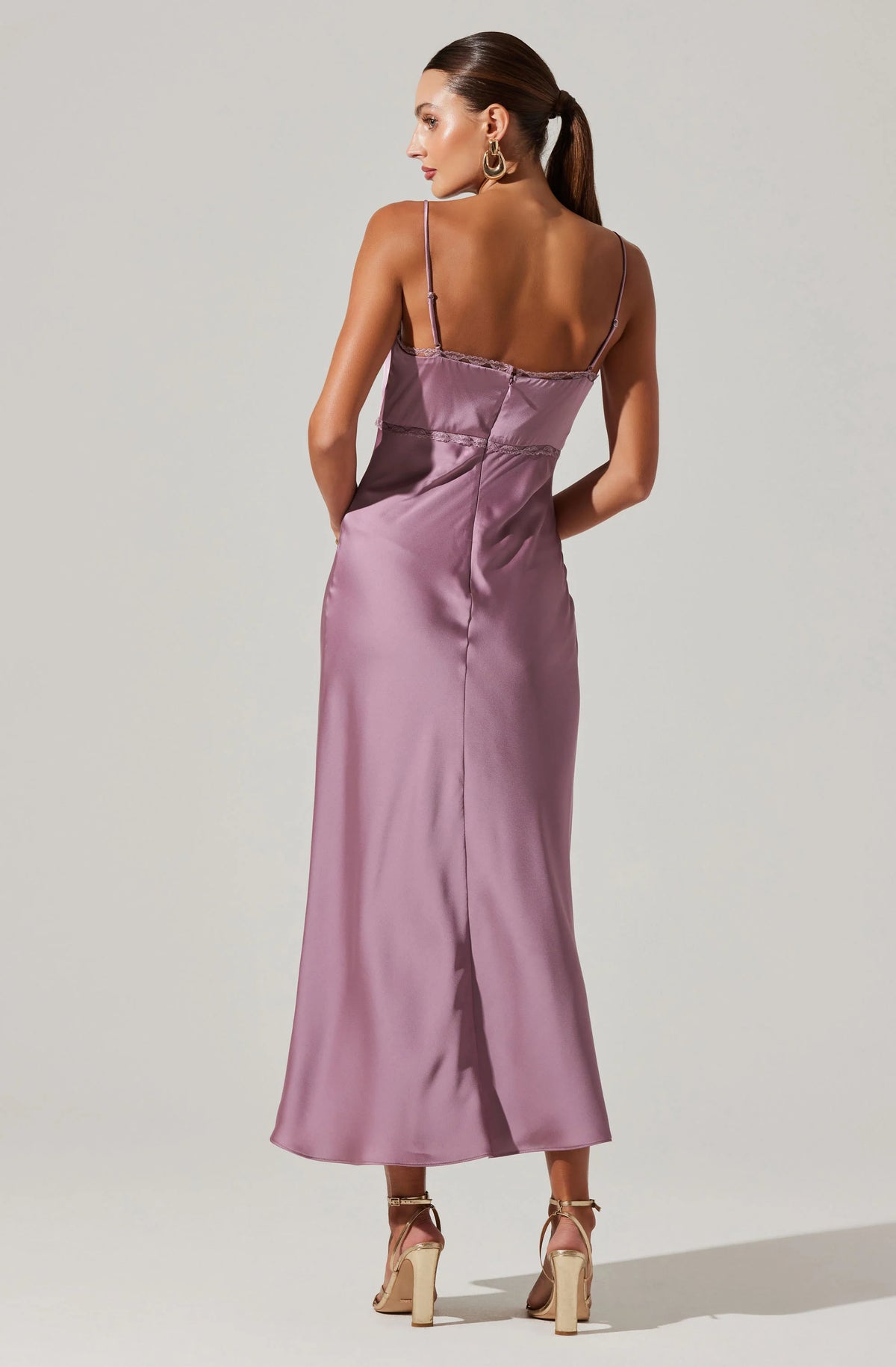 Florianne Satin Maxi Dress