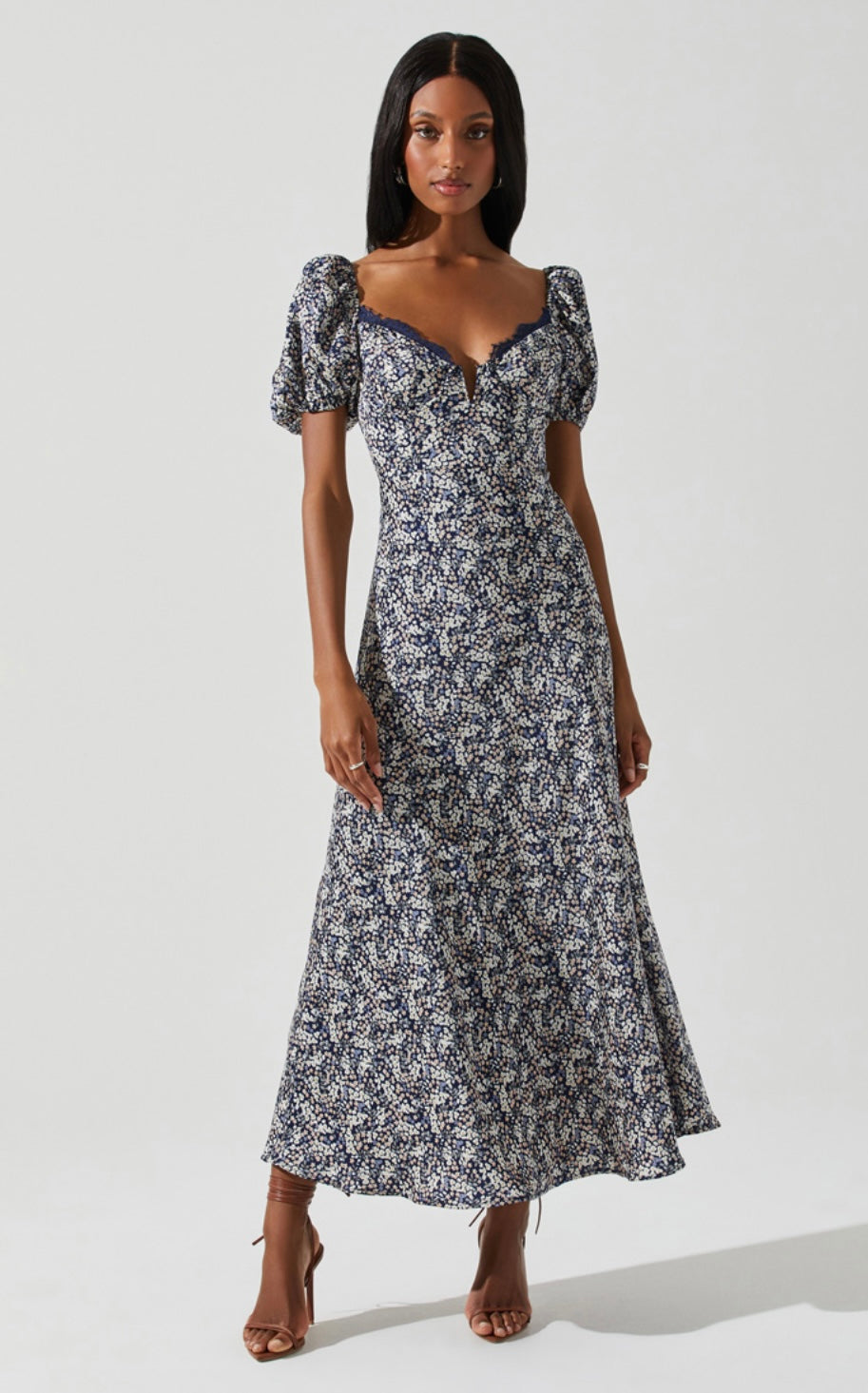 sylvie midi dress Line & Dot Sylvie Midi Dress in Purple