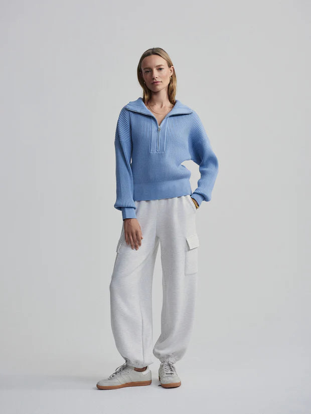 Janie Half Zip Knit