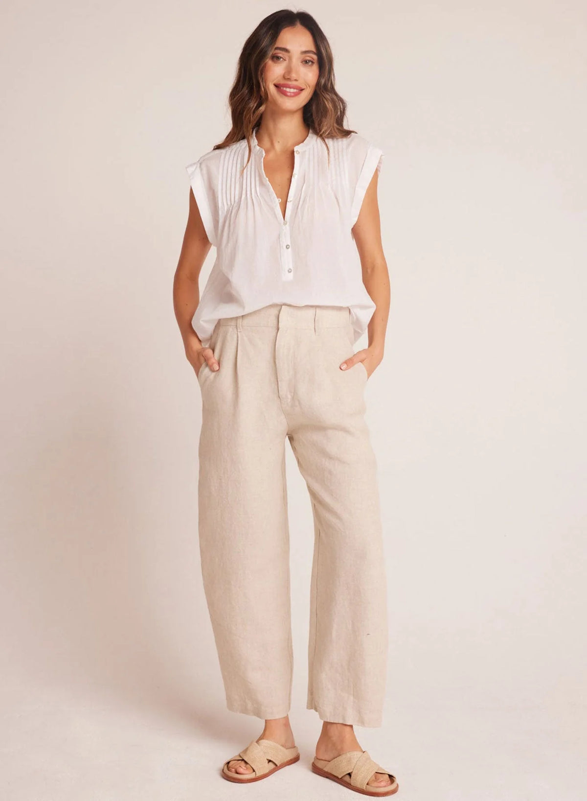 Relaxed Pleat Front Trouser