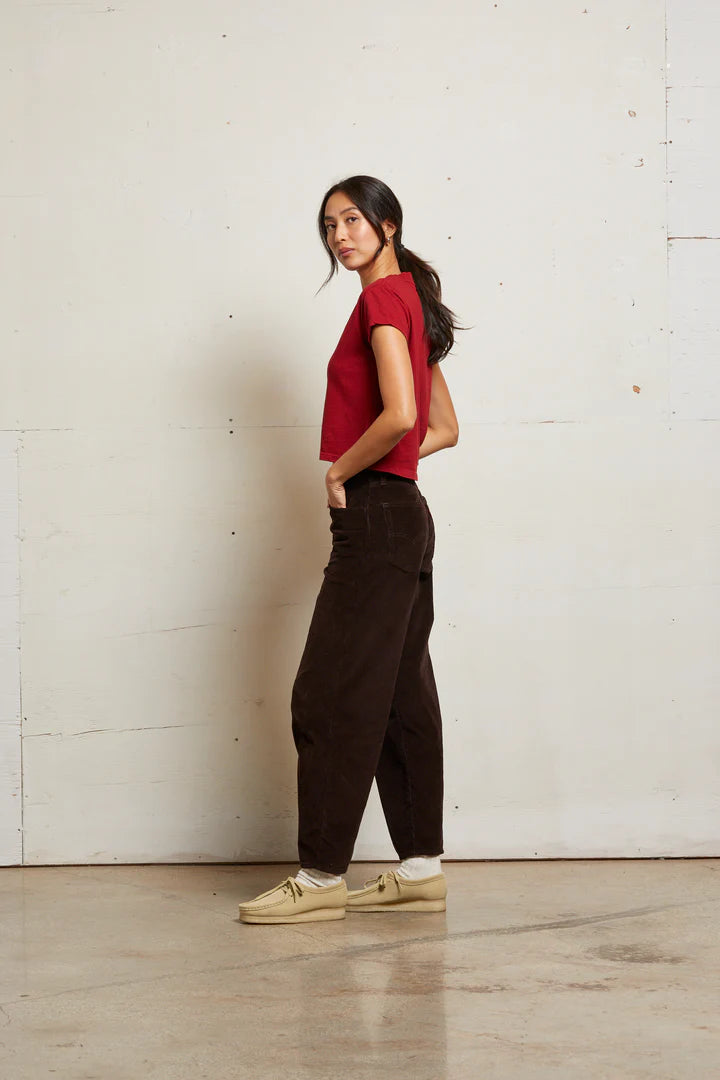 Alanis Recycled Cotton V-Neck Tee