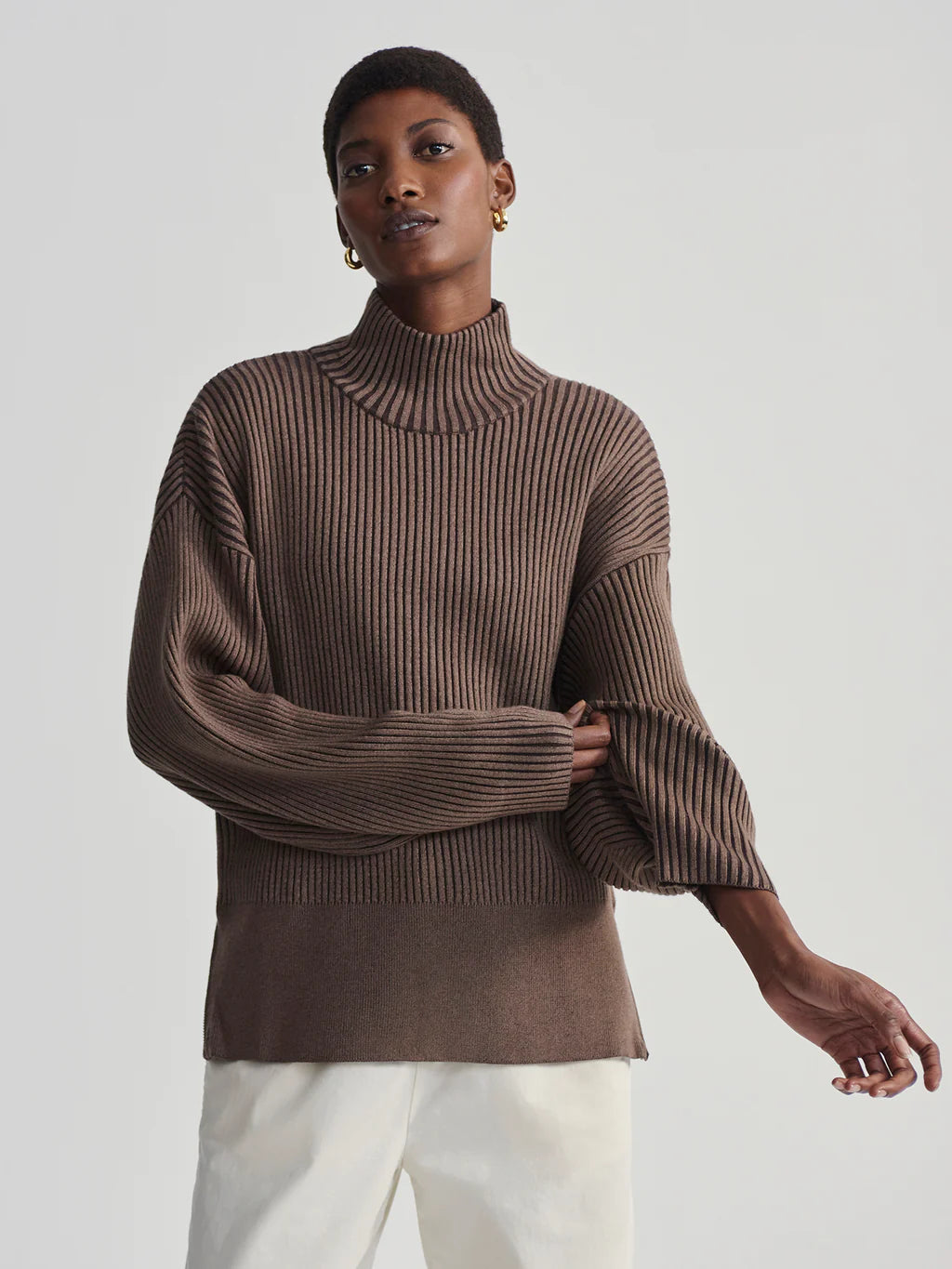 Mayfair Mock Neck Knit