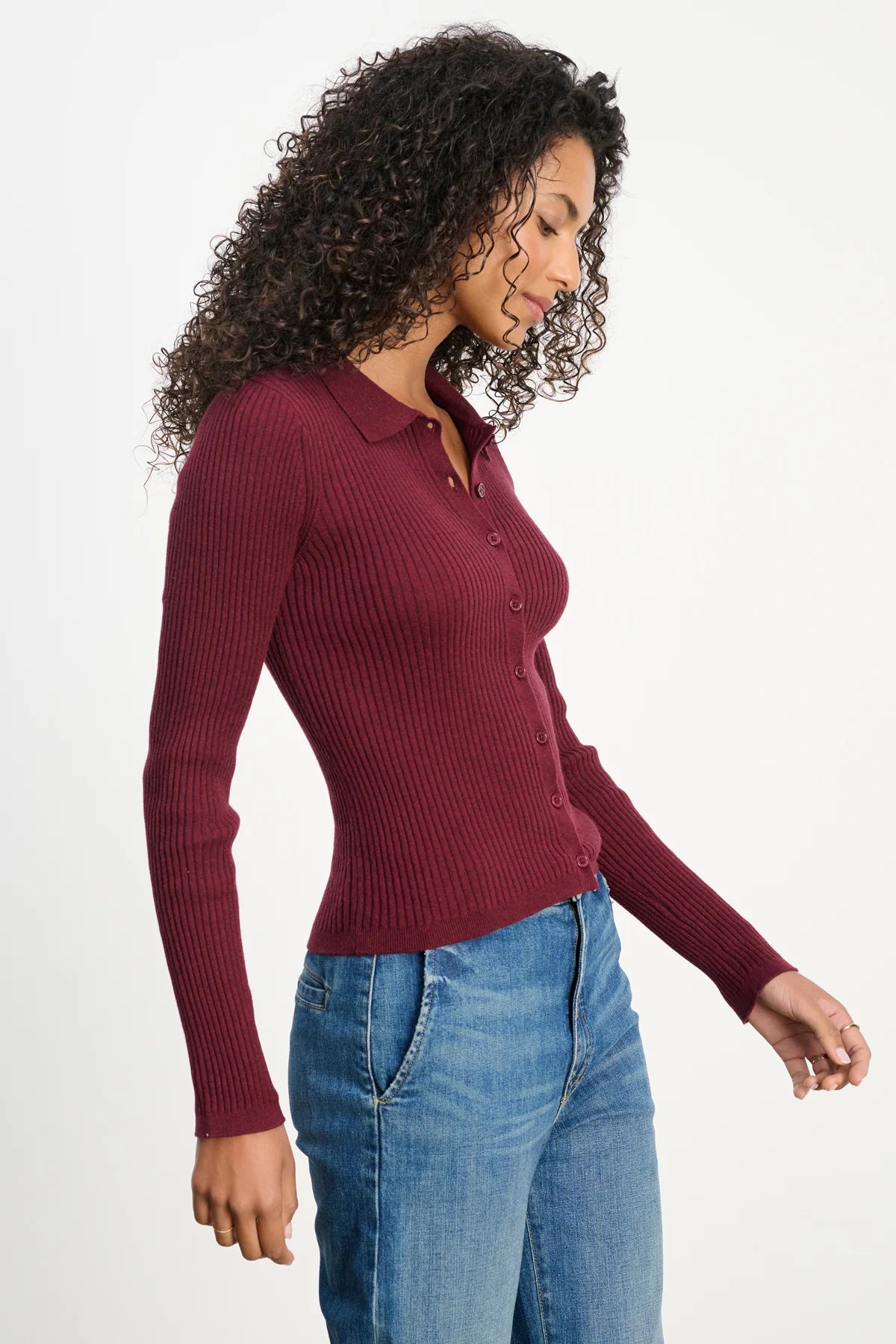 Nikki Ribbed Cardi