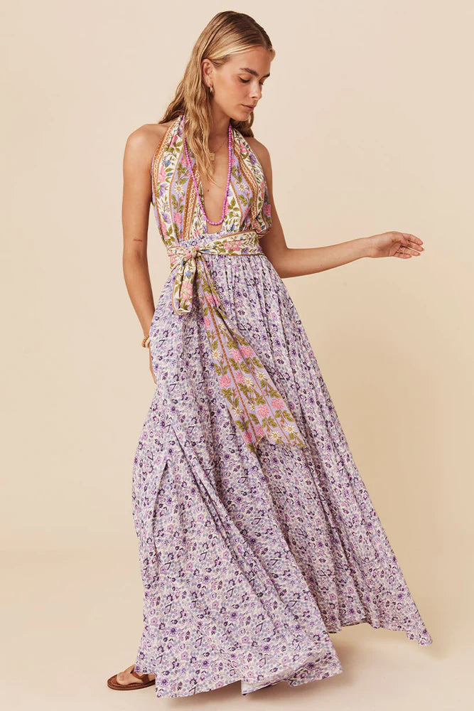 Sienna Halter Maxi Dress La Tre Clothing Sienna Halter Maxi Dress La Tre Clothing