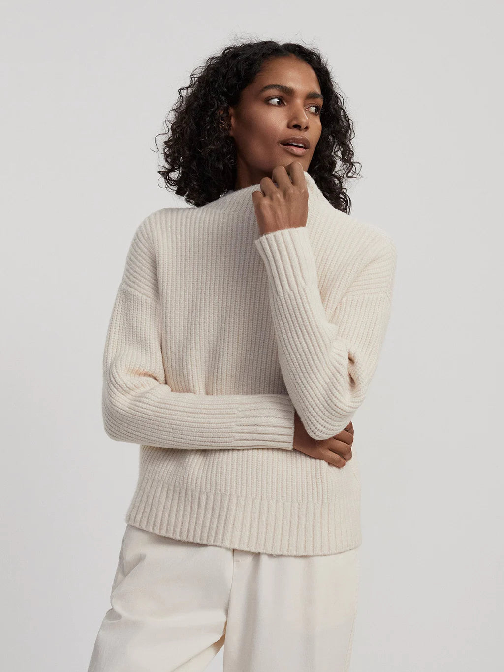 Skyla Funnel Neck Knit