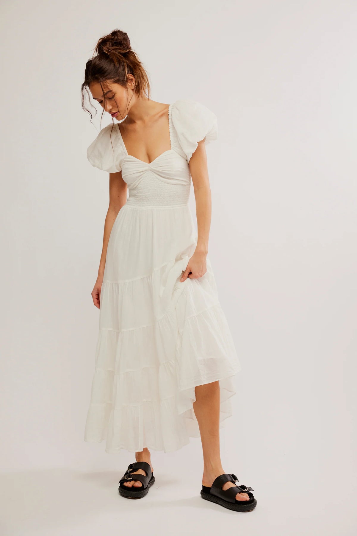 sundrenched short sleeve maxi dress Meet the Sundrenched Short-Sleeve Maxi Dress. Link in bio to shop this top-pick to take you from season to season