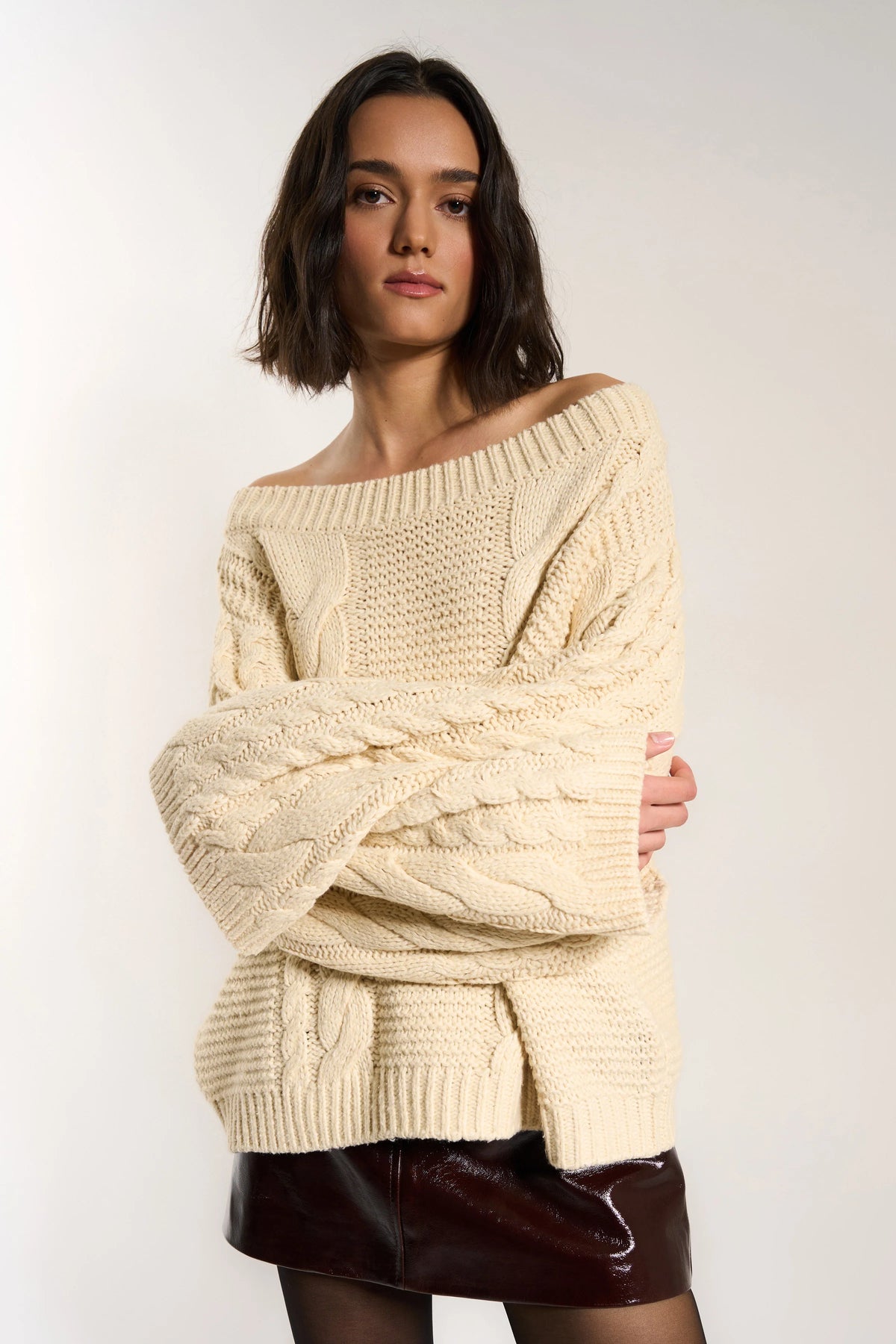 Melanie Cableknit Pullover