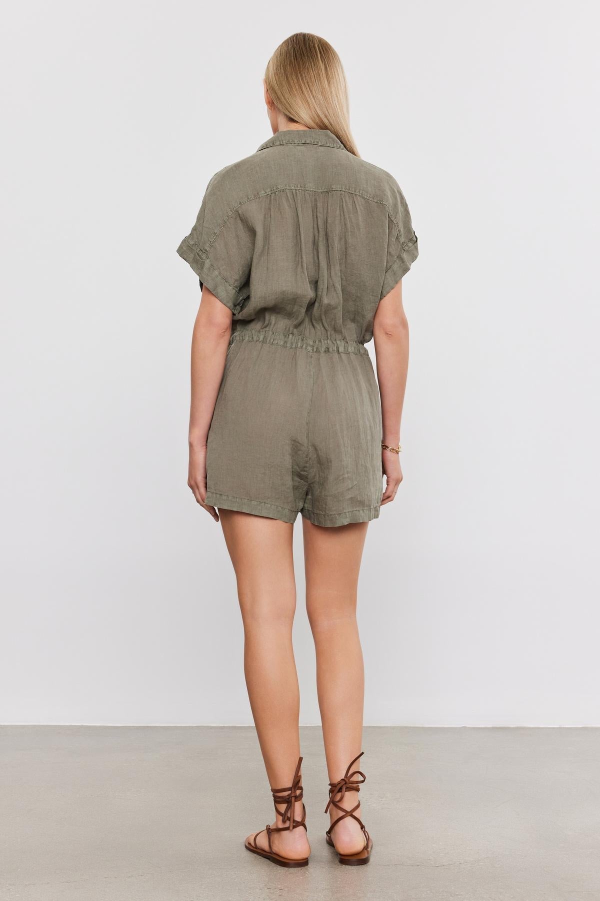 Clare Linen Romper