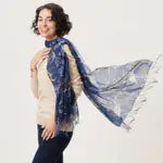 Chinoiserie Heron Lux Scarf