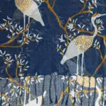 Chinoiserie Heron Lux Scarf
