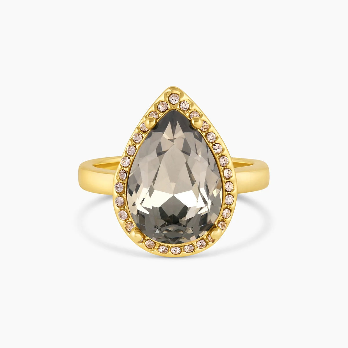 Lexi Pear Cocktail Ring