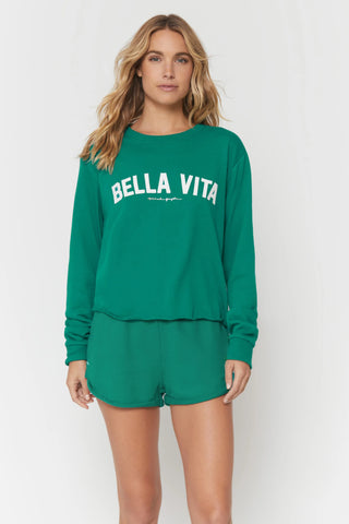 Bella Vita Crop Sweatshirt