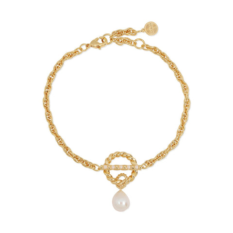 Catalina Pearl Charm Bracelet