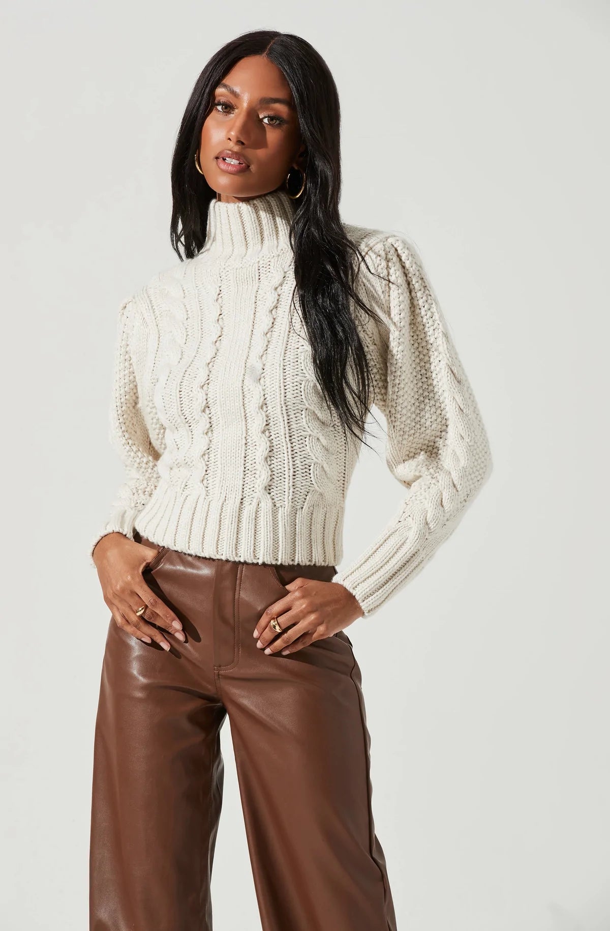 Haisley Cable Knit Sweater