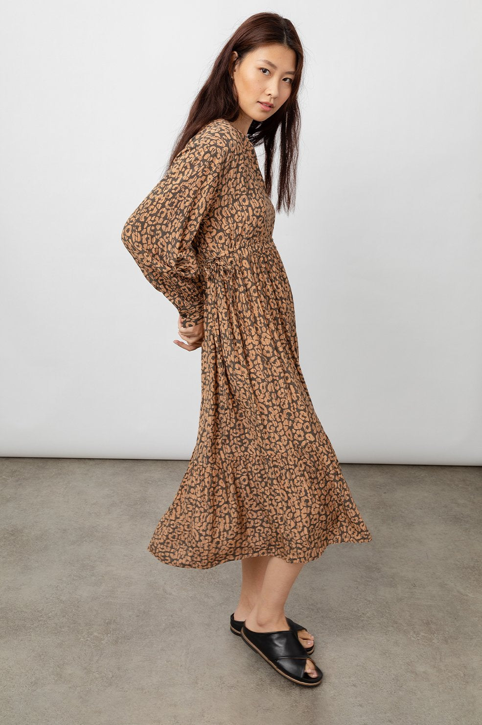 Maple Leopard Dress
