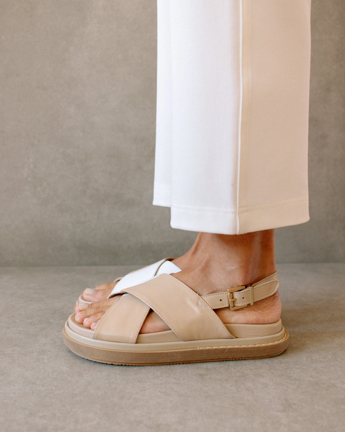 Marshmallow Bicolor Sandal