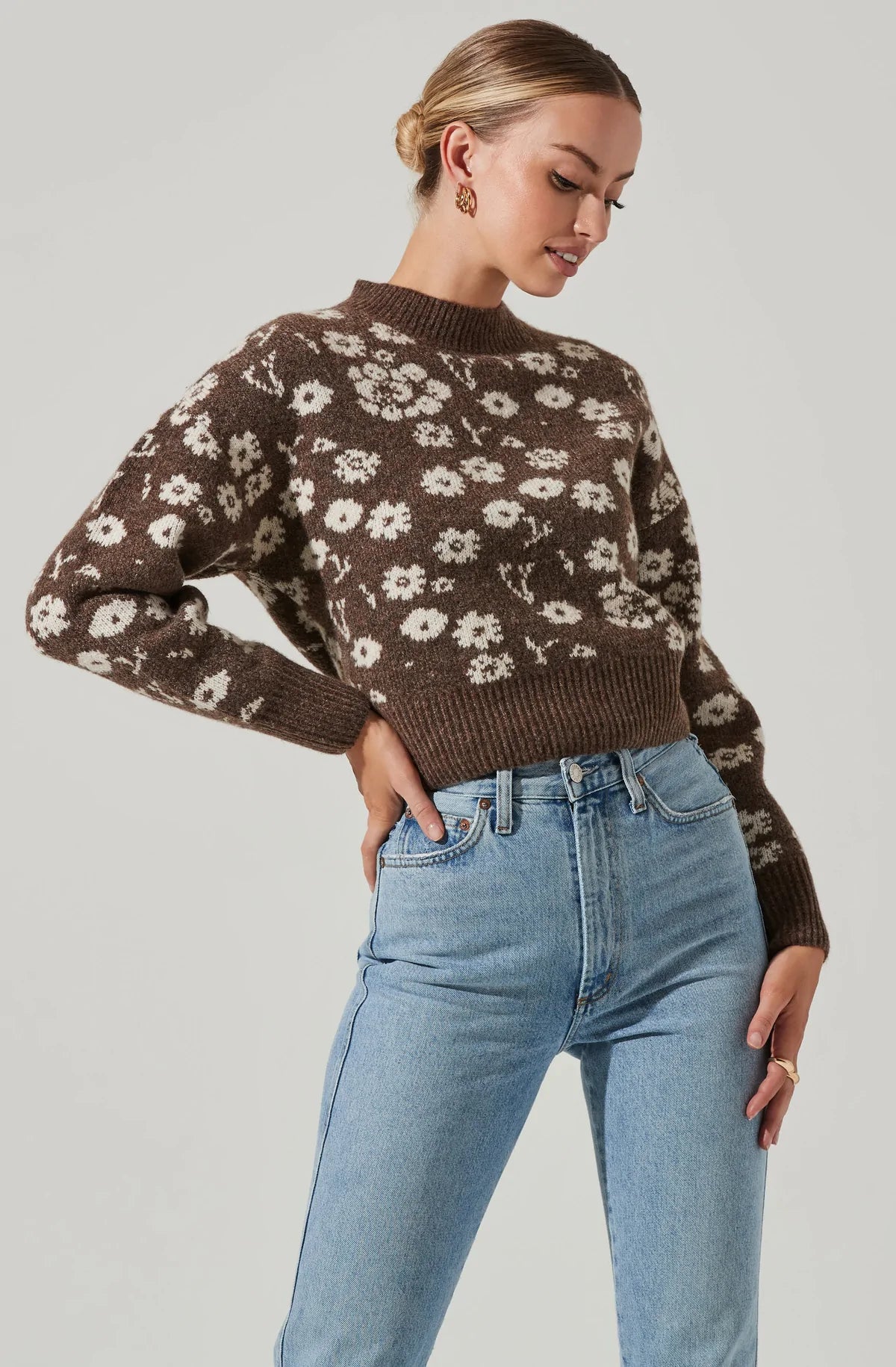 Saira Floral Sweater