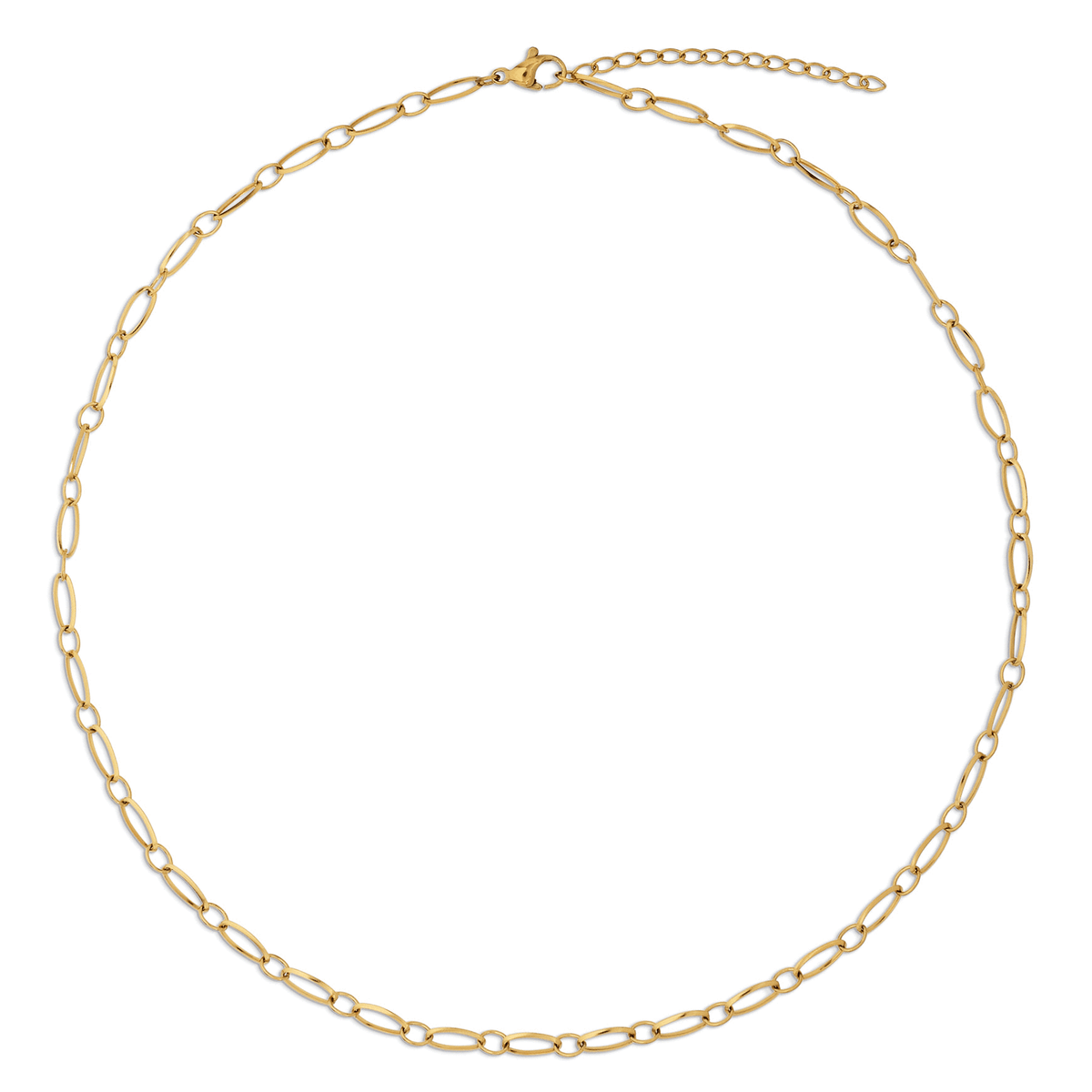 Sara Oval Chain Necklace