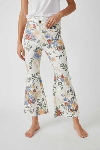 Youthquake Printed Crop Flares